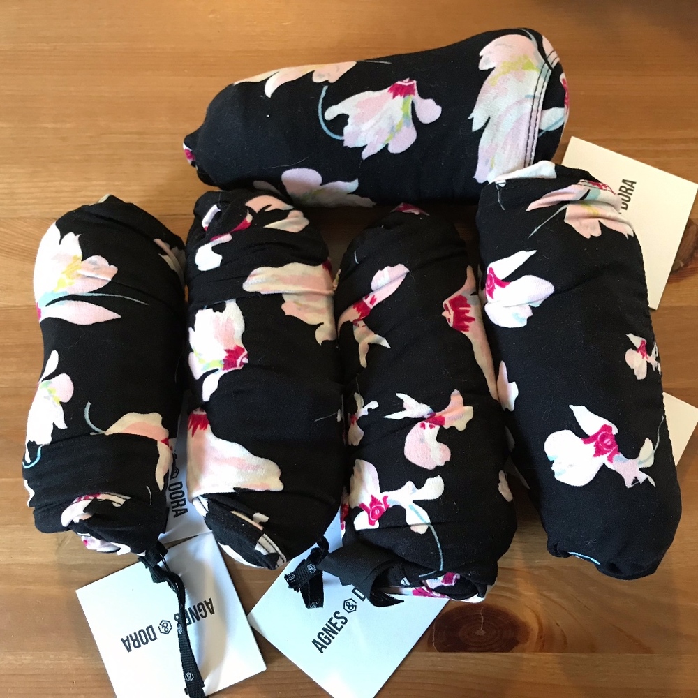 A & D leggings falling iris black